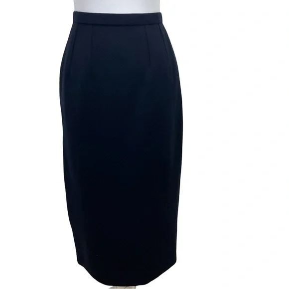 Vintage John Anthony Navy Blue Jacket & Skirt Suit - Picture 9 of 16